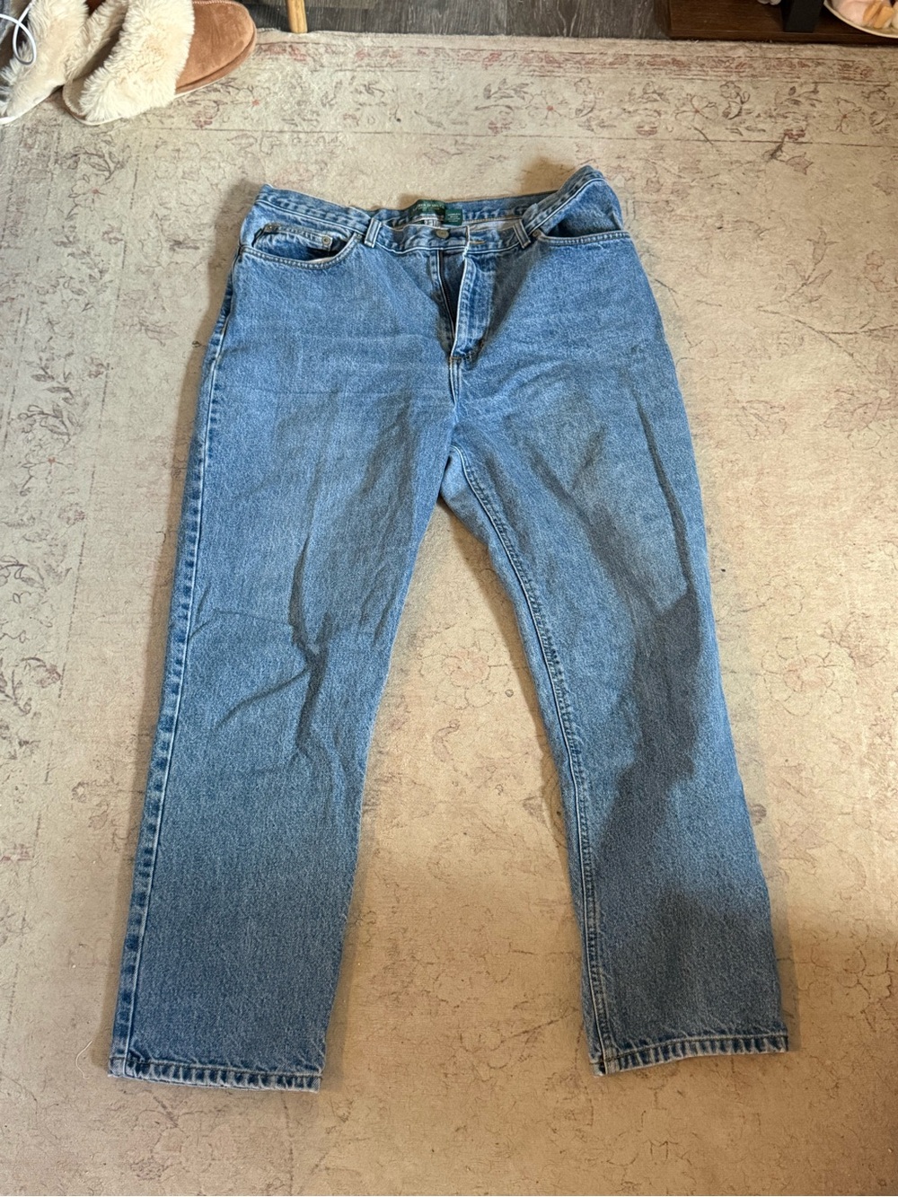 Lauren Ralph Lauren Light Blue Relaxed Fit Men's Jeans